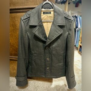 Men’s rag & bone from Barney’s Wool Blend Jacket Medium Gray Rare Vintage Coat